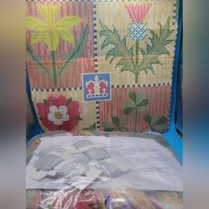 Ehrman Floral Needlepoint Kit Vintage NWT